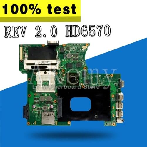 K42JA Motherboard HD6570 REV 2.0 For Asus a42j k42j x42j k42jp Laptop motherboard K42JA Mainboard K42JA Motherboard test ok