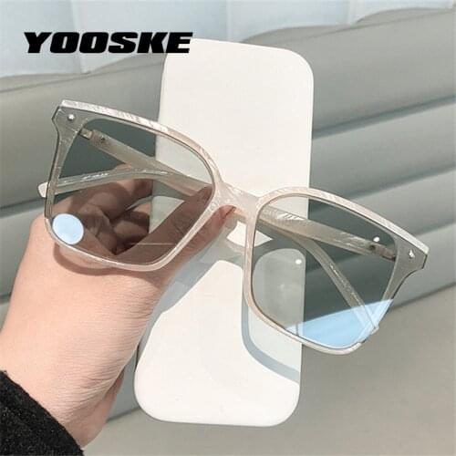 YOOSKE Classic Brand Vintage Square Sunglasses Women Luxury Oversized Sun Glasses Men Retro Designer Driving Sunglass for Female
