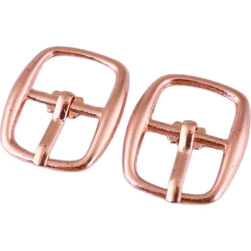 50PCS Metal Belt buckle 13mm Hand Bag Shoe Jeans Strap Belt Web Adjust Roller Pin Buckle Snap Rectangle Ring Leather Craft DIY