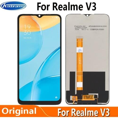 Original Display Replace 6.5" For Realme V3 5G LCD Touch Screen Digitizer Assembly