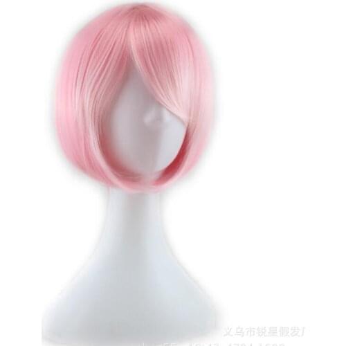 Unisex from scratch, different world life, Ram Rem Ram, maid, twin, two-color cosplay straight hair wig