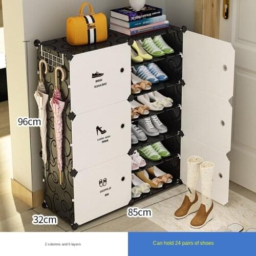 Shoe shelf home simple economy shoes dust-proof multi-layer high-capacity dormitory door shoe cabinet storage artifacts