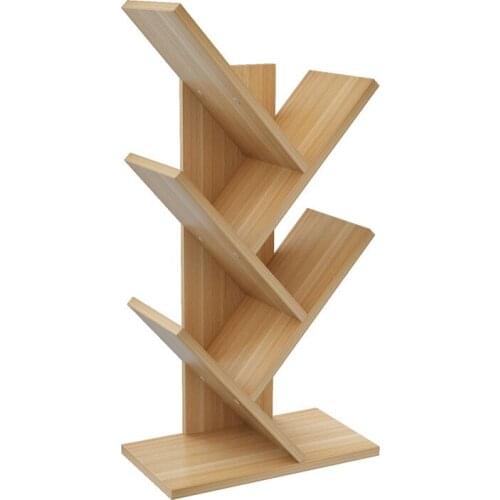 Simple modern space space bookshelf simple table student bookcase floor multi layer creative rack tree