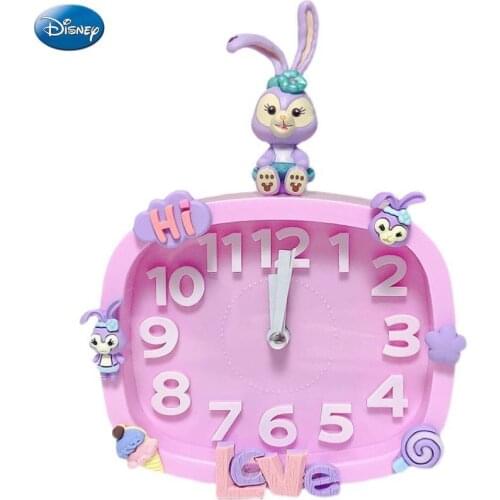 Disney Cartoon Pink Little Alarm Clock Student Only Alarm Watch Antair Nightstand Children Boys Girls Bedroom Desk Cute Clock