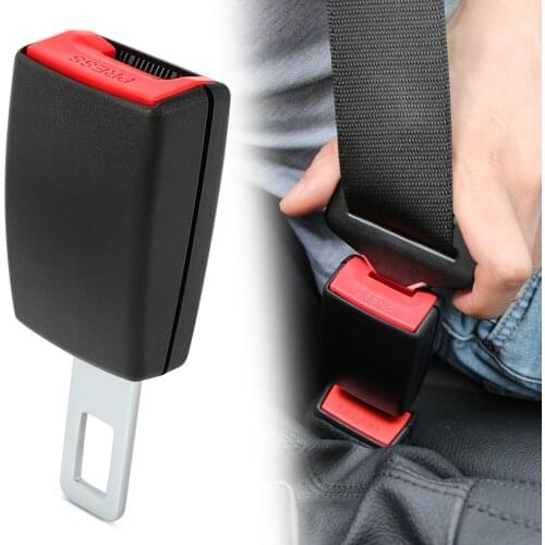Universal Car Seat Belt Clip Extender Safety Seatbelt Lock Buckle Plug Thick Insert Socket Black Beige Auto Car Styling