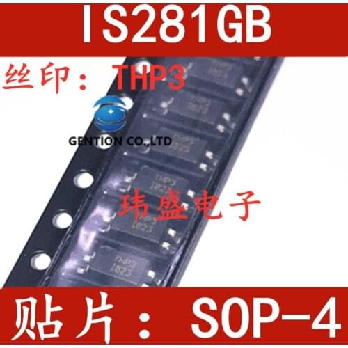 10PCS IS281GB THP3 SOP4 ISOCOM light coupling high-speed optical coupling in stock 100% new and original