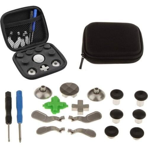 100set Elite Handle Accessories Modification For Gamepad Full Set Joystick Caps Wired Game Controller For X box One Elite