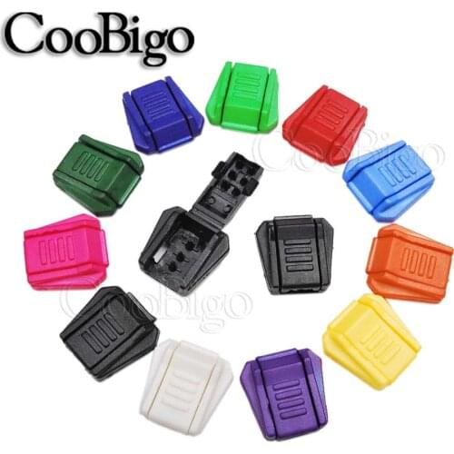 25pcs Colorful Zipper Pull Cord Ends Clip for Backpack Bag Zipper Paracord Shoelace Sportswear Rope Lanyard DIY Accessories