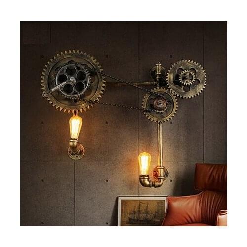 American Vintage Wall Lamp for loft aisle indoor Lighting fixture Home Decoration wall light Industrial wind Fixtures Lustre