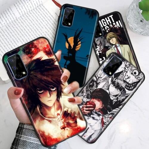 Anime death note For Realme V15 X50 X7 X3 superzoom X2 C17 C11 C3 7i 7 6i 6S 6 5 Narzo 20 5G Pro Soft Phone Case
