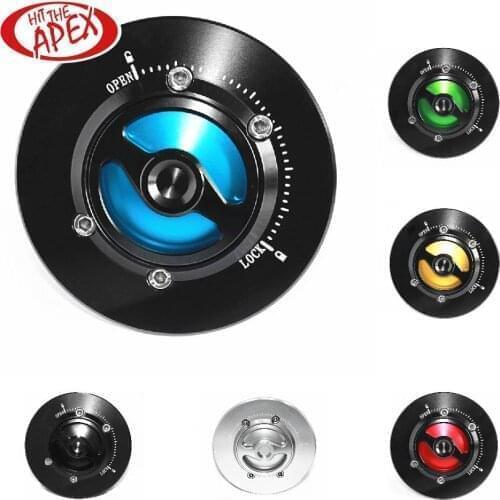 Keyless Motorcycle Fuel Tank Cap For BMW S1000R S 1000R 2014-2016 2017 CNC Aluminum Billet Nimble Quick Lock Twist off Gas Cover