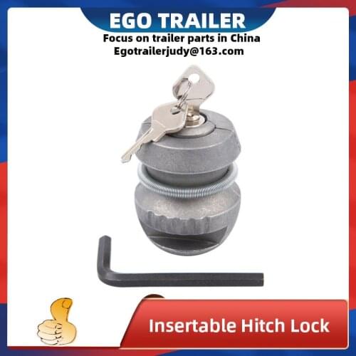 Ego trailer Insertable Hitch Lock Trailer Coupling Hitch Lock Tow Ball Car Caravan Security