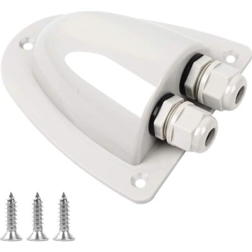H55A Double Wire Entry Solar Panel Hole Gland Box Roof Cable Motorhome Accessories