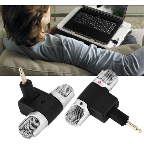 3.5mm Mini Microphone For Laptop Mobile Phones Voice Recorder Pickup Youtube ASMR Electret Condenser Microphone Digital Stereo