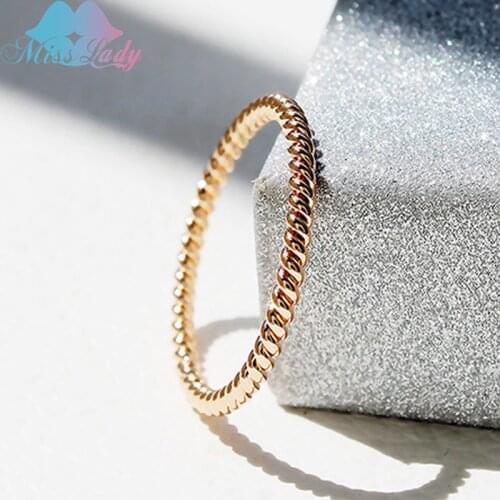 Miss Lady Women's Gold Rings