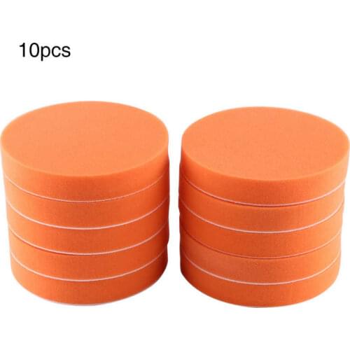 10Pcs 6" 150mm Sponge Car Polishing Disc Buffing Waxing Pad Kit Tool For Car Polisher Buffer