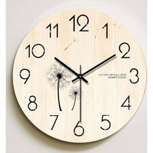 Clocks Wall Wood Home Decor Farmhouse Digital Wall Clock Modern Design Kitchen Watch Vintage Shabby Chic Big Silent Kamasutra 67