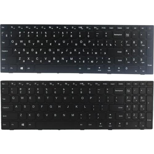 New US/RU keyboard for lenovo ideaPad 110-15ISK 110-15IKB 110-17ACL 110-17IKB 110-17ISK US/Russian laptop keyboard No backlit