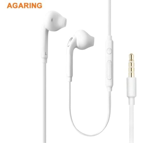 Original Universal Sports Headset For Samsung S6 Edge+ S10 Plus Note 10 A8s S9 Plus in-ear Earpiece with Remote Control Earphone