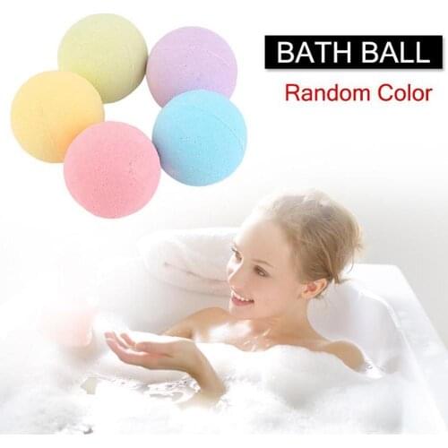 5PCS 10G Small Size Hotel Bathroom Bath Ball Bomb Aromatherapy Type Gift Salt Body Bath Handmade Cleaner X2F6