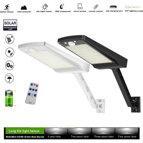 LED Solar Landscape Spotlights, IP65 Waterproof Powered Wall Lights Wireless remote control Outdoor Landscapin lamp