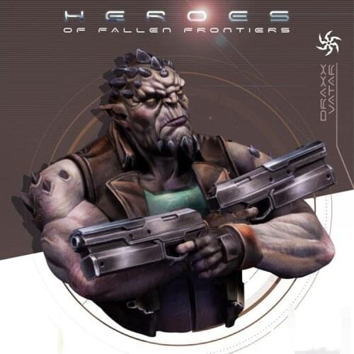 1/12 Scale Unpainted Resin bust Draxx collection bust