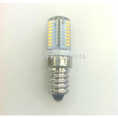 10pcs/lot High Lumen Warm White 360degree 220V -240v 64leds Smd 3014 Led E14 Lamp 7w Chandelier Bulb
