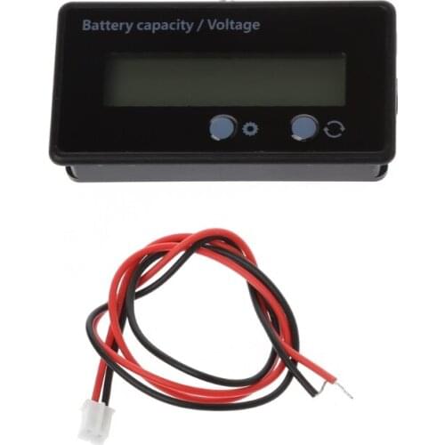 8-70V LCD Acid Lead Lithium Battery Capacity Indicator Voltmeter Voltage Tester