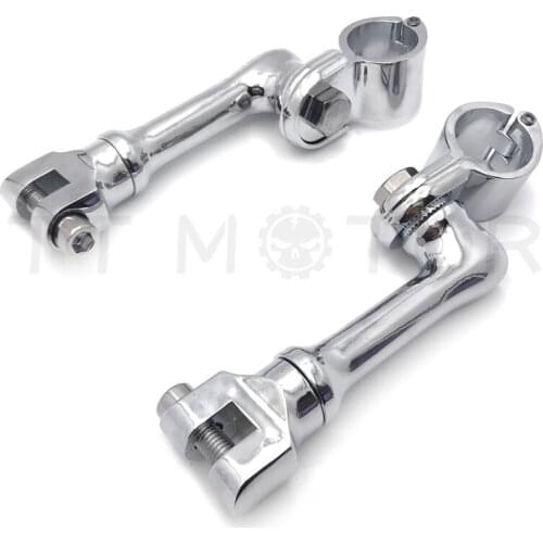 Aftermarket free shipping motorcycle parts 25mm 1" Chrome Highway Engine Guard Bar Foot Peg Mount for Harley davidsion