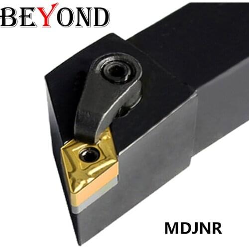 BEYOND 1Pcs Lathe Cutter External Turning Tool Holder MDJNR 1616 MDJNR1616H11 MDJNR2020K11 MDJNR2525M11 Carbide Insert DNMG