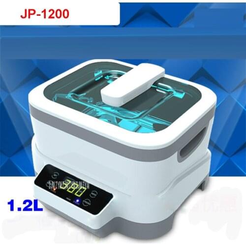 JP-1200 Digital Ultrasonic Cleaner Baskets Jewelery Watches Dental 1.2L 35W 70W Ultrasound Ultrasound Vegetable Cleaner 220V