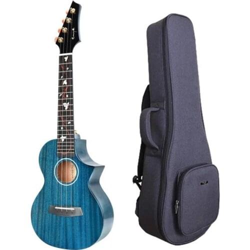 Enya Ukulele Concert Tenor M6 Ukelele High Gloss AAA Solid Mahogany Acoustic String Instruments Hawaii Mini Guitar with Pickup