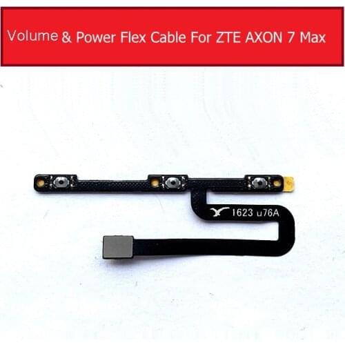 Volume & Power Screen Lock Button Flex Cable For ZTE Axon 7 Max C2017 Power & Volume Side key Button Flex Ribbon Replacement