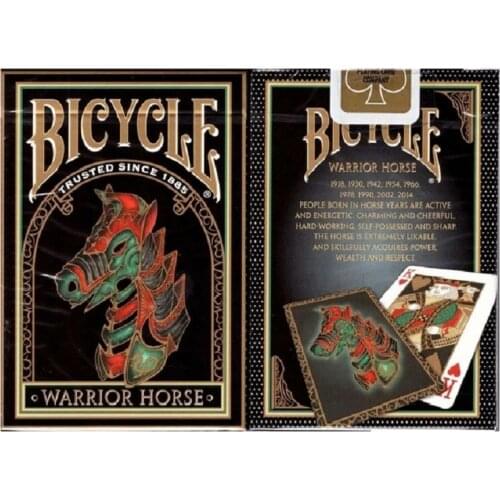 Bicycle Warrior Horse Playing Cards Chinese New Year Limited Edition Deck Poker Size Magic Card Games Magic Tricks Props