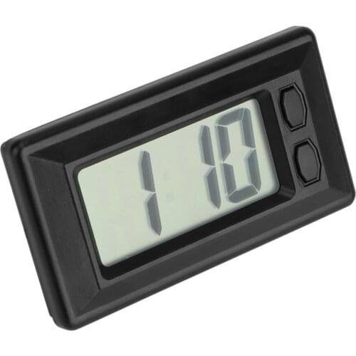 LEEPEE Self-Adhesive Car LCD Digital Display Clock Interior Accessories Car-Styling Vehicle Decoration Auto Watch Car Ornaments