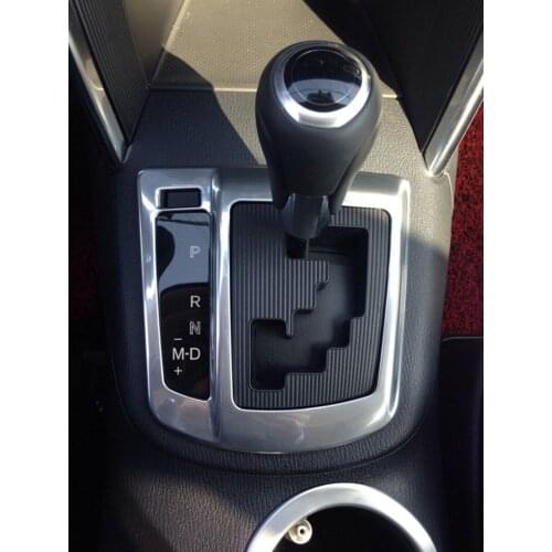 Fit For Mazda CX-5 CX5 2012- 2015 AT Shift knob Panel Decoration Internal ABS Chrome Car Moldings(only left-handed driving)