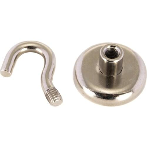 Durable Heavy Duty Wall Hooks Hanger Strong Magnetic Hooks Power Hook Holder Hooks Key Coat Cup Hanging Hanger for Home Storage