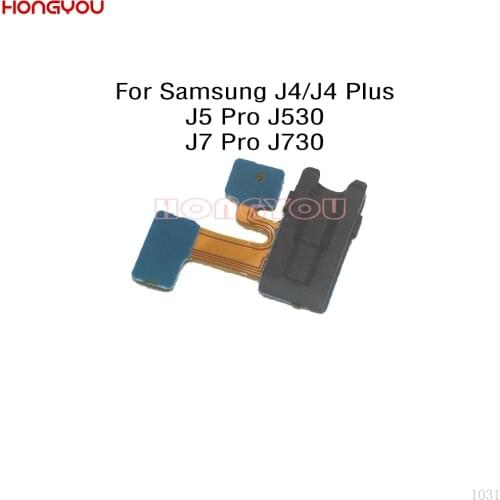 Headphone Jack Earphone Audio Socket Flex Cable With Microphone For Samsung Galaxy J4 J400 J4Plus J330 J5 Pro J530 J7 Pro J730