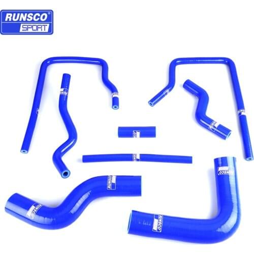Water Silicone Intercooler Turbo Radiator Hose Kit For Subaru Impreza GC8 GF8 STI EJ20 WRX 96-00 red/blue/black