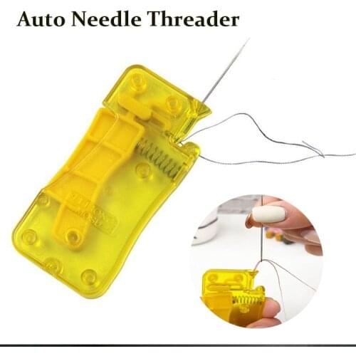Sewing Needle Threader Thimble Thread Tool Threader Elderly Guide Needle Easy Device Automatic Thread Sewing Supplies