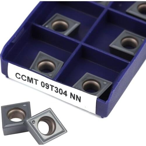 10pcs CCMT09T304 NN LT10 Cemented carbide CNC lathe Cutting turning insert High-quality PVD coating Wear-resistant Turning blade