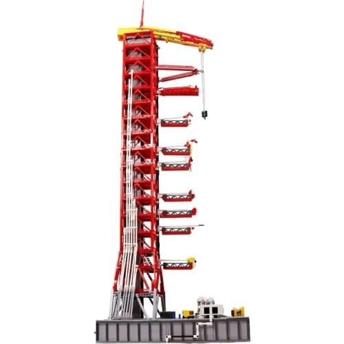3586Pcs MOCbricks M10003 Apolloo Saturn V Launch Umbilical Tower Compatible Apollo Saturn V