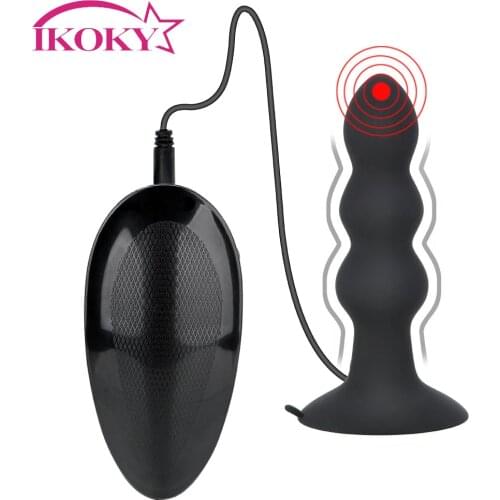 IKOKY Butt Plug Remote Control Anal Plug Adult Toys Vibrating Prostate Massager G Spot Vibrator Sex Toys For Women Men