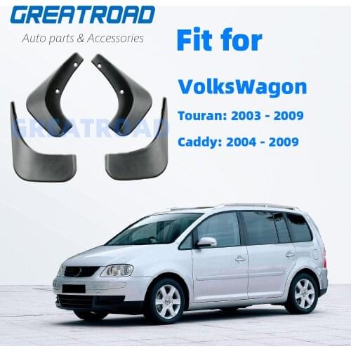 For VW Touran Caddy 2004-2009 Front Rear Car Mud Flaps Mudflaps Splash Guards Mud Flap Mudguards Fender 2008 2007 2006 2005
