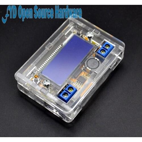 DC-DC 5-23V To 0-16.5V 3A Adjustable Step-down Power Supply Module Voltage Current LCD Display Step Down Buck Regulator + Case