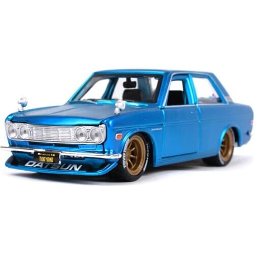 Classic 1:24 Nissan1971 DATSUN 510 zinc alloy model car,collection and gift metal simulation sports car model,free shipping