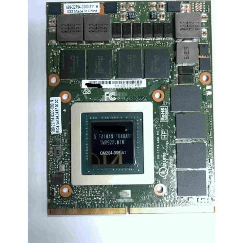 New For NVIDIA Tesla M6 MXM 3.1-B 8GB GDDR5 GPU Video Card 806127-001 808409-001 HPE GM204-995-A1 Free shipping