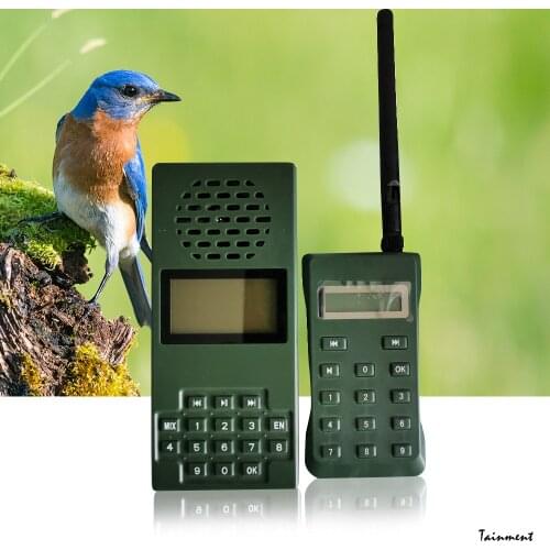 Decoy Bird Caller Built-in 150 Bird Sounds Hunting Decoy Hunting 20W 126dB Loud Speaker mp3 Player with Remote Control Caller