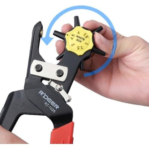 Sturdy Leather Belt Hole Punch Pliers Eyelets Puncher Sewing Machine Bag Setter Dropship