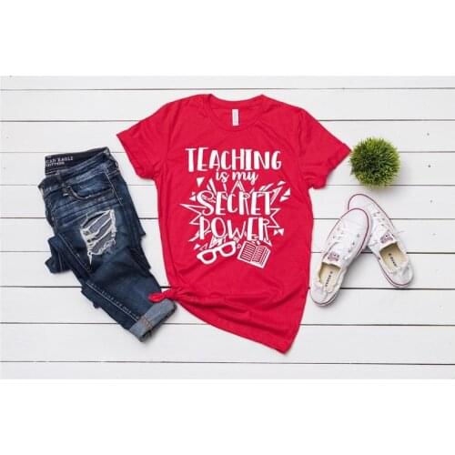 Teacher Shirts, Teaching Is My Secret Power Shirt, Teacher TEE Funny Teacher Shirt, Teacher Life, Teacher Superhero Shirt O987
